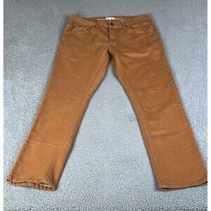 Bulletprufe Denim Pants Men 34 x 30 Brown Climbing Outdoor Mountain Hiking Work